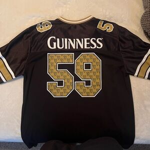 Guinness Black Jersey with Gold Details